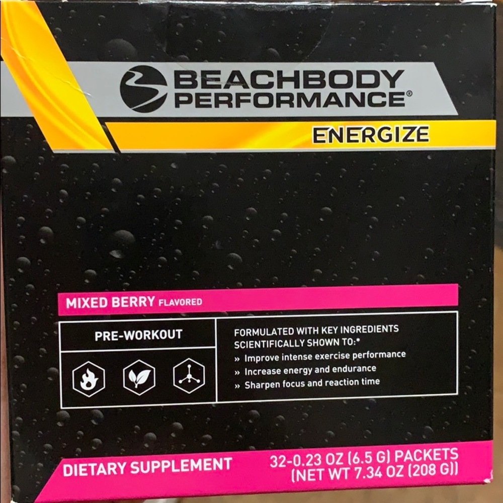Mixed Berry Energize Packets